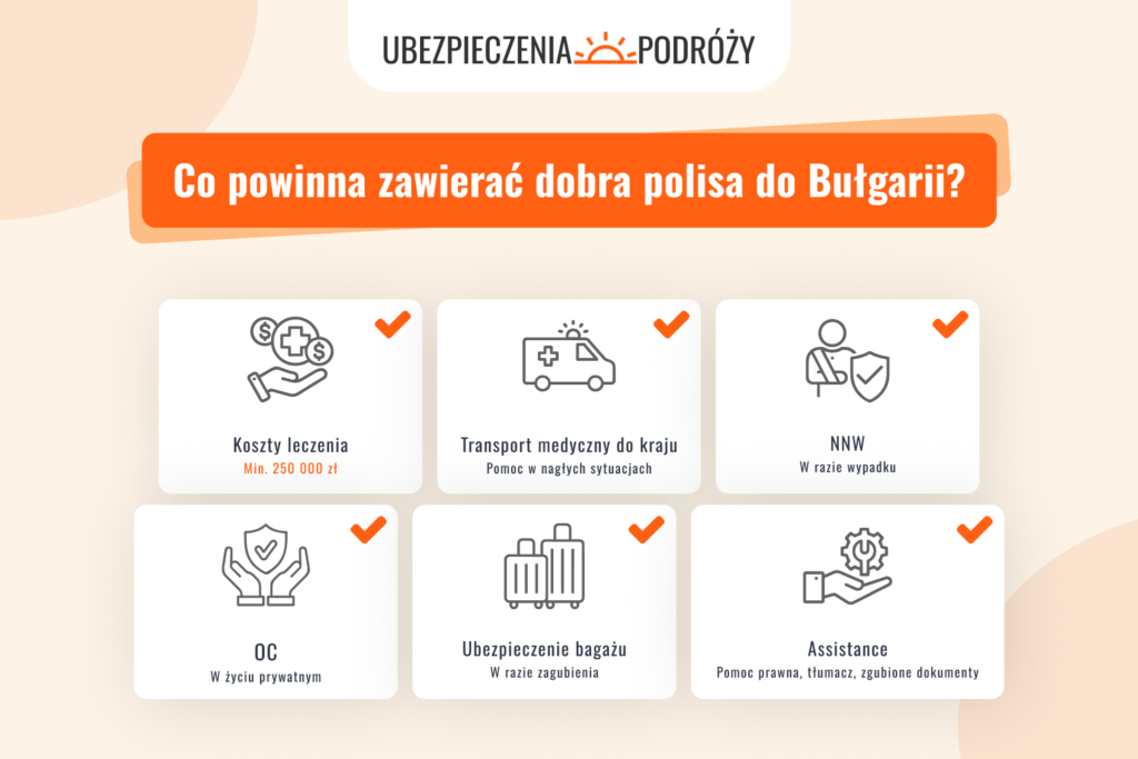 Co powinna zawierać dobra polisa do Bułgarii?