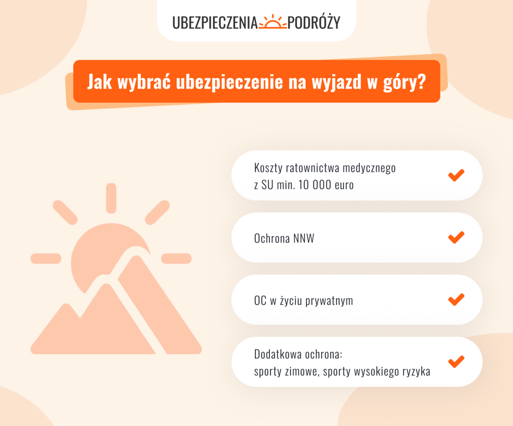 Jak wybrać ubezpieczenie na wyjazd w góry?